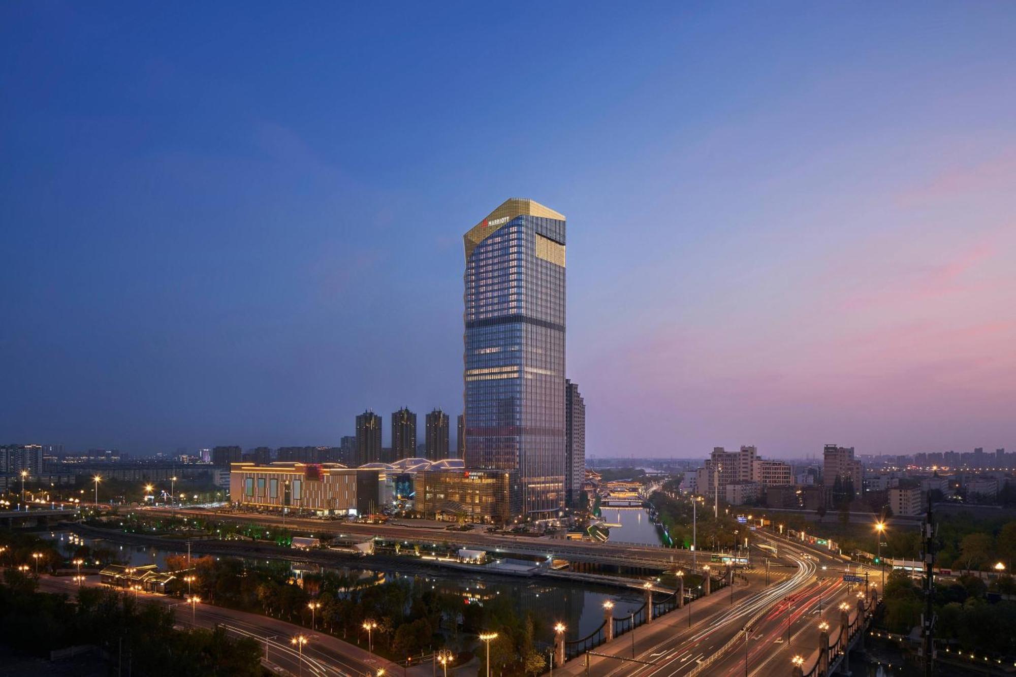 Yancheng Marriott Hotel Exterior foto